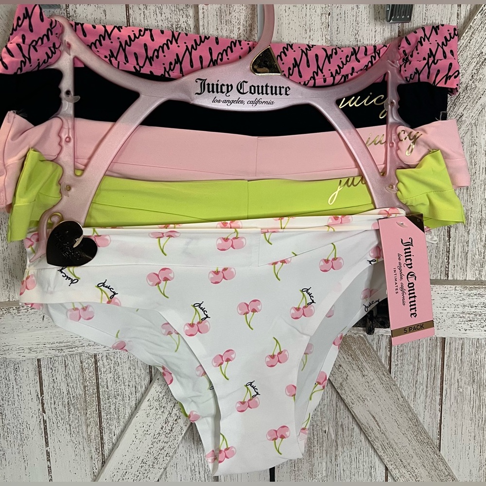 Juicy Couture 5 pack panty set